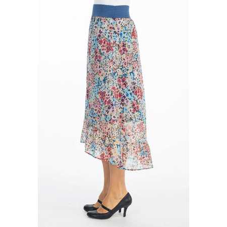 Jupe ceinture / taille élastiquée pour femme senior - facile à enfiler