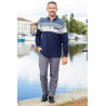 Polo col chemisier pour homme senior - Chaud et confortable