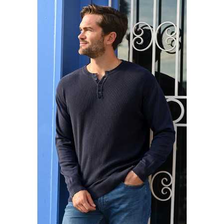 Polo noir pour homme
