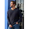 Polo noir pour homme