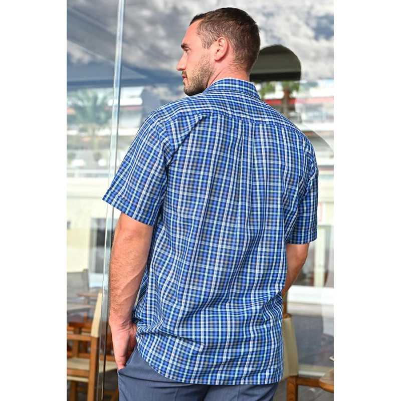 Chemise manches longues 100% coton pour homme senior âgé - Facilavi Chemise manches longues 100% coton pour homme senior âgé - Facilavi