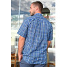 Chemise manches longues 100% coton pour homme senior âgé - Facilavi