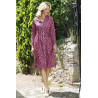 Robe fermeture dans le dos pour femme âgée dépendante - EHPAD - Fabrication France