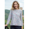 Pull manches longues - Pull médicalisé automne/hiver - aidant senior