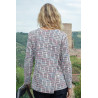Pull femme senior dépendante fermeture dos croisé automne hiver 2025