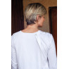 Tee-shirt pour femme - Médicalisé avec ouverture dans le dos pressions