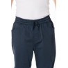 Pantalon homme taille élastiquée confortable couleur marine  zoom
