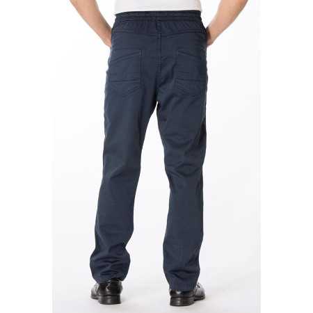 Pantalon facile à enfiler pour homme âgé avec ceinture élastique