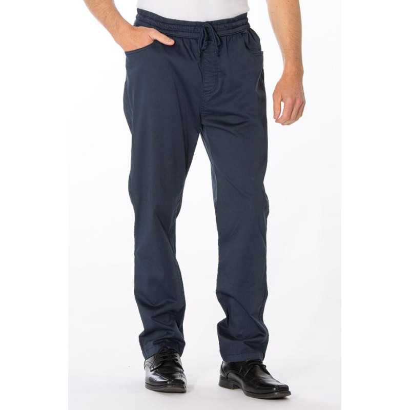 Pantalon facile à enfiler pour homme âgé avec ceinture élastique