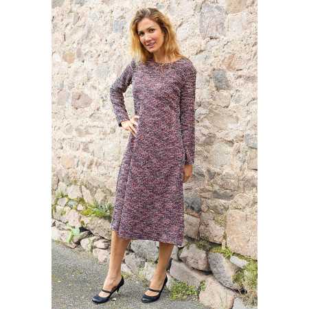 Robe médicalisée pour femme : ouverture dans le dos par pressions