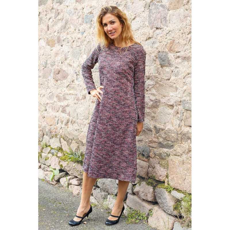 Robe médicalisée pour femme : ouverture dans le dos par pressions Robe médicalisée pour femme : ouverture dans le dos par pressions