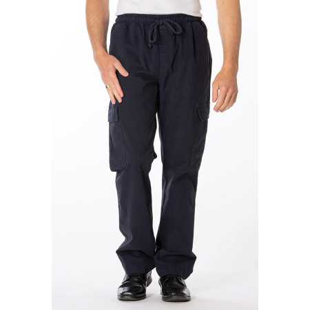 Pantalon cargo marine de face
