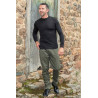Pantalon cargo homme senior - ceinture élastiquée confort