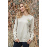 Tee-shirt avec broderie - pour femme