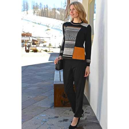 Pull  laine pour femme - tient bien chaud - automne/hiver