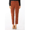 Pantalon femme - velours - ceinture élastique confort