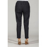 Pantalon jean's avec taille élastique facile à mettre pour femme senior