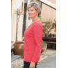 Gilet pour femme ouvert à l'avant avec des boutons facile à enfiler