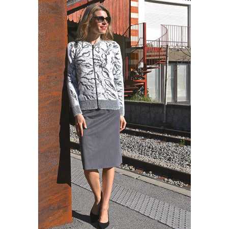 Veste pour femme - élégante - facile à enfiler - fermeture ZIP