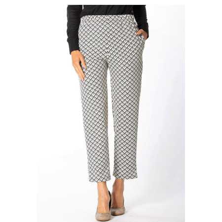 Pantalon facile à enfiler pour femme âgée : ceinture élastiquée confort