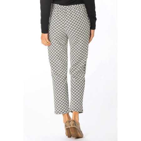 Pantalon facile à enfiler pour femme âgée : ceinture élastiquée confort