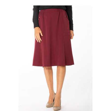 Jupe ample doublée pour femme senior - facile à mettre et confortable