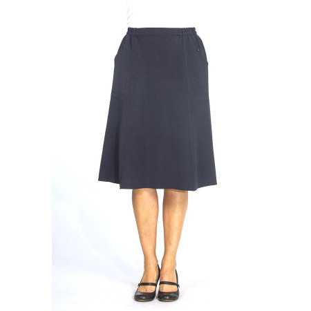 Jupe ample doublée pour femme senior - facile à mettre et confortable