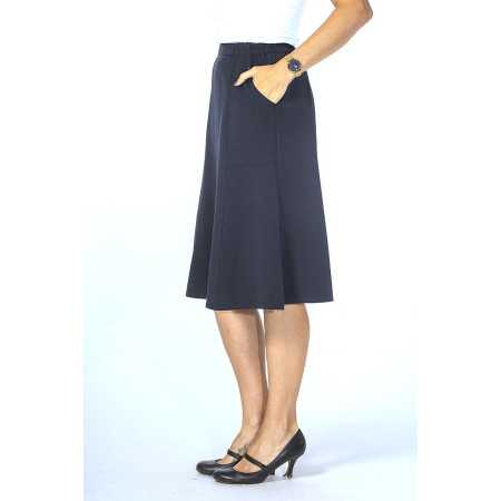 Jupe ample doublée pour femme senior - facile à mettre et confortable