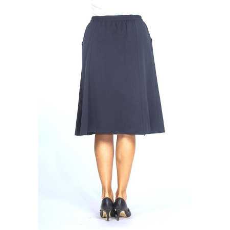 Jupe ample doublée pour femme senior - facile à mettre et confortable