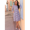 Robe facile à enfiler avec ouverture à l'avant par boutons - femme senior