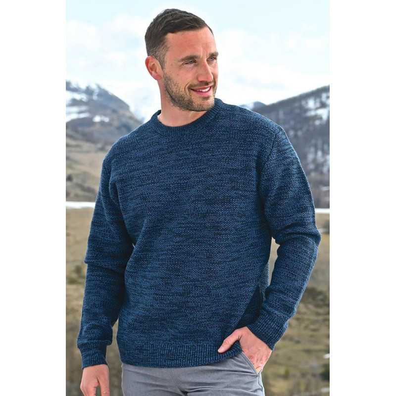 Pull D'hiver Oversize Pour Homme - Polaire épaisse, Coupe Large, Couleur Unie - Pull Chaud Thermique Pour Travail Ou Quotidien