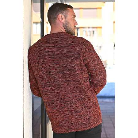 Pull en laine homme âgé fabriqué en France - 3 coloris au choix
