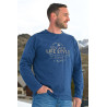 Tee-shirt homme 100% coton - manches longues - made in France