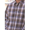 Chemise pour homme âgé (senior) avec ouverture facile par boutons avant