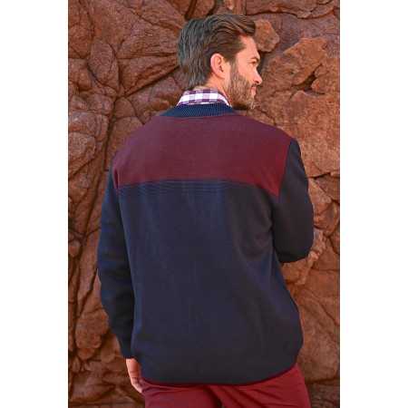 Gilet laine homme zippé - facile à enfiler - chaud et confortable