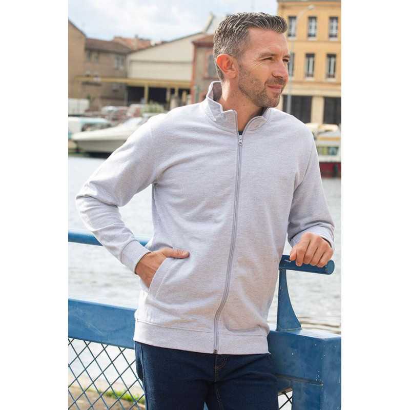 Veste avec Zip pour homme âgé - facile à enfiler