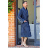 Peignoir pour homme - 100% polyester - doux, chaud et confortable