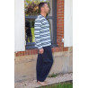 Pyjama jogging col en V T2 à 6 profil