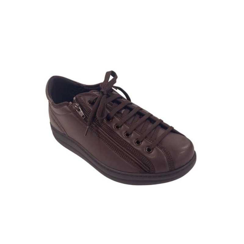 Baskets confortable femme - ouverture large haut du pied par zip Baskets confortable femme - ouverture large haut du pied par zip