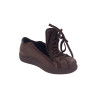 Baskets confortable femme - ouverture large haut du pied par zip
