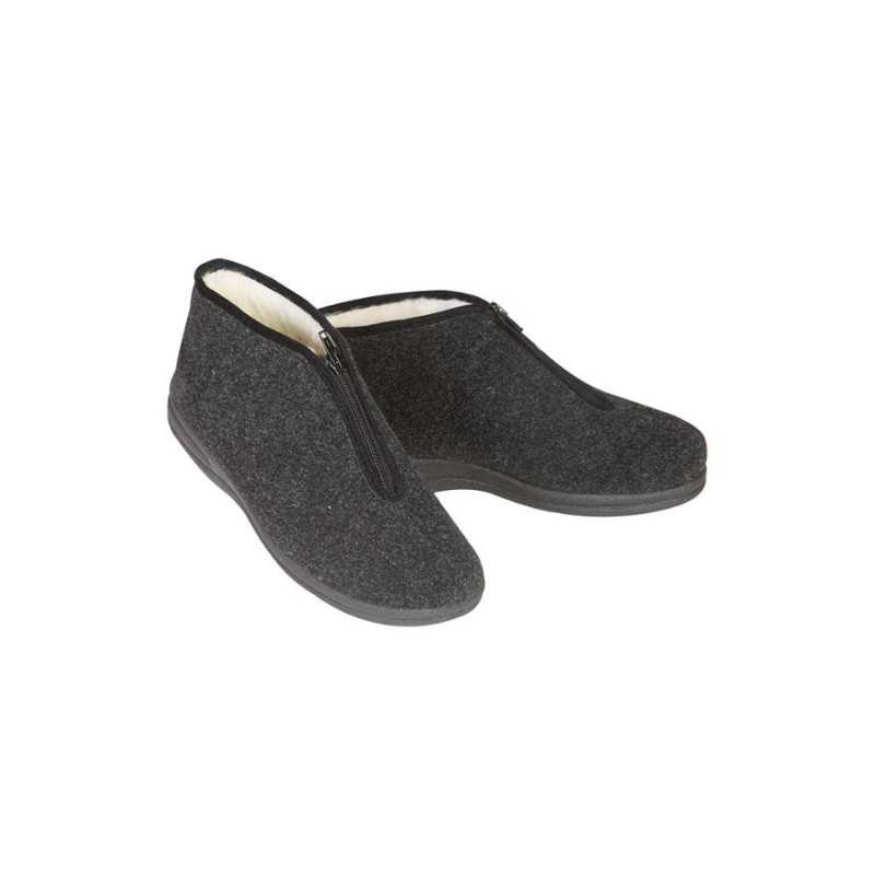 Chaussons fourrés velcro P36 à 46 Chaussons fourrés velcro P36 à 46