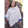 Poncho tout doux pour femme senior - Confortable et chaud
