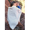 Poncho tout doux pour femme senior - Confortable et chaud