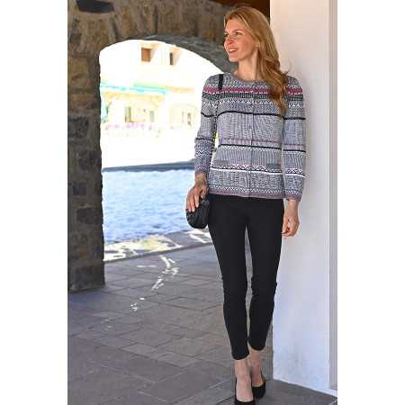 Cardigan ouvert à l'avant par boutons pour femme - facile à enfiler