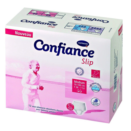 Slips absorbants Confiance Hartmann -medium femme