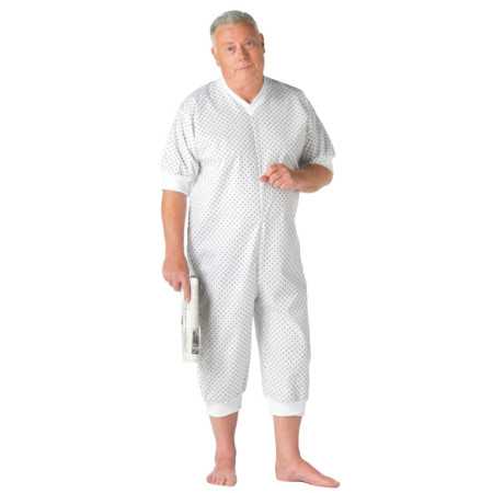 Grenouillere homme tissu léger - modèle court - ephad