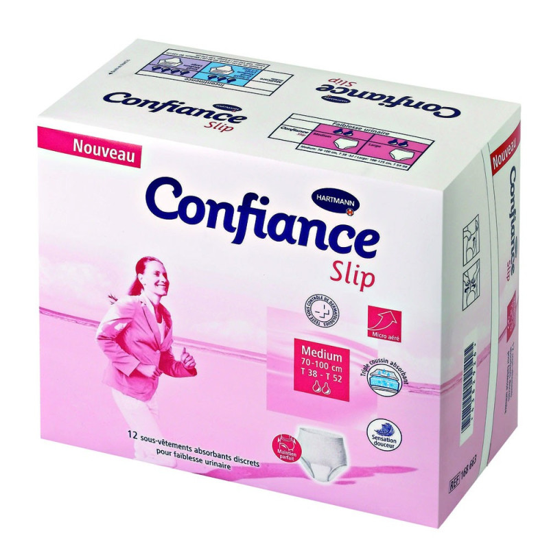 Slips absorbants Confiance Hartmann - medium femme Slips absorbants Confiance Hartmann - medium femme