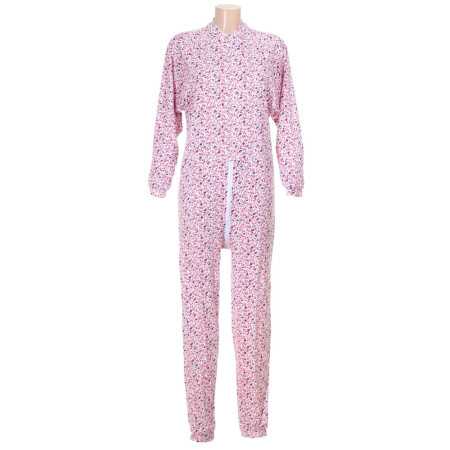 Grenouillere adulte femme confort pour la nuit - motif fleur liberty