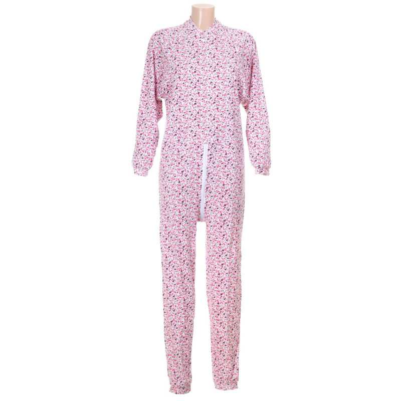 Grenouillere adulte femme confort pour la nuit - motif fleur liberty