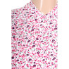 Grenouillere adulte femme confort pour la nuit - motif fleur liberty